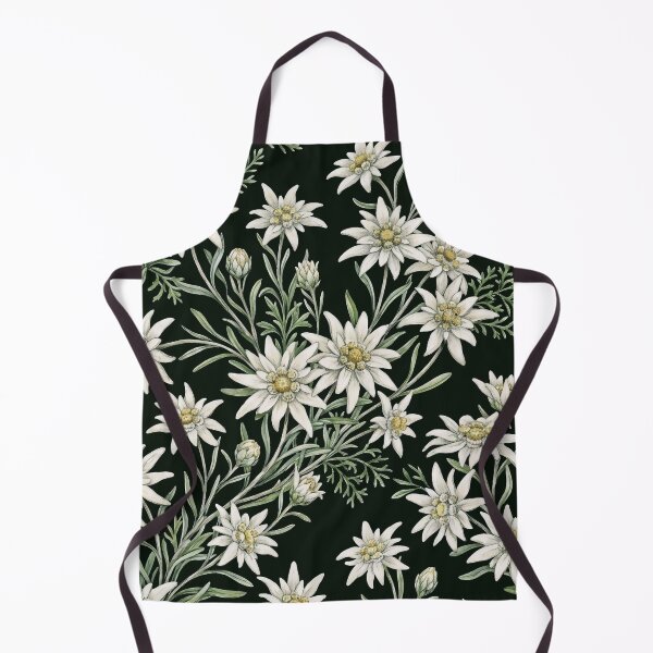Item preview, Vintage Edelweiss Alpine Botanical Floral Pattern designed and sold by LinaValearte.