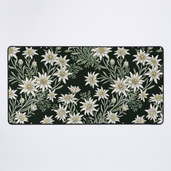 Item preview, Vintage Edelweiss Alpine Botanical Floral Pattern designed and sold by LinaValearte.