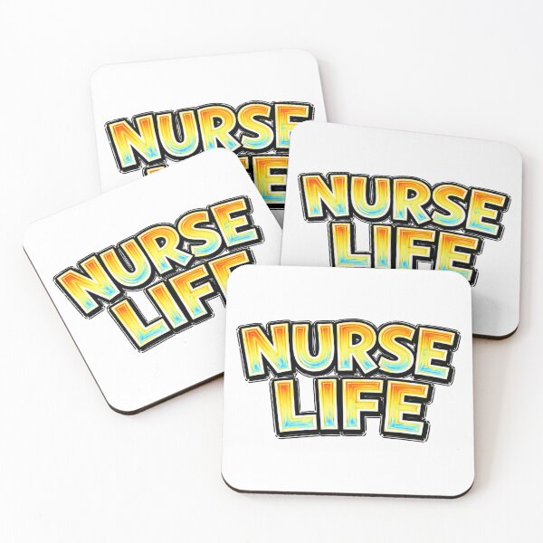 Item preview, NURSE LIFE – hand drawn childlike typography designed and sold by Mac Sketches.