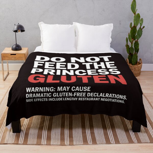 Item preview, Do Not Feed The Princess Gluten – Cute Gluten Free for Gluten Intolerance designed and sold by Redgiant87x.