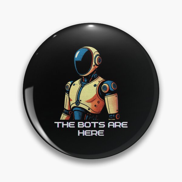 Item preview, Humanoid AI Robots Future Tech Design | The Bots Are Coming Futuristic Android Art designed and sold by TEEJAMBOREE.