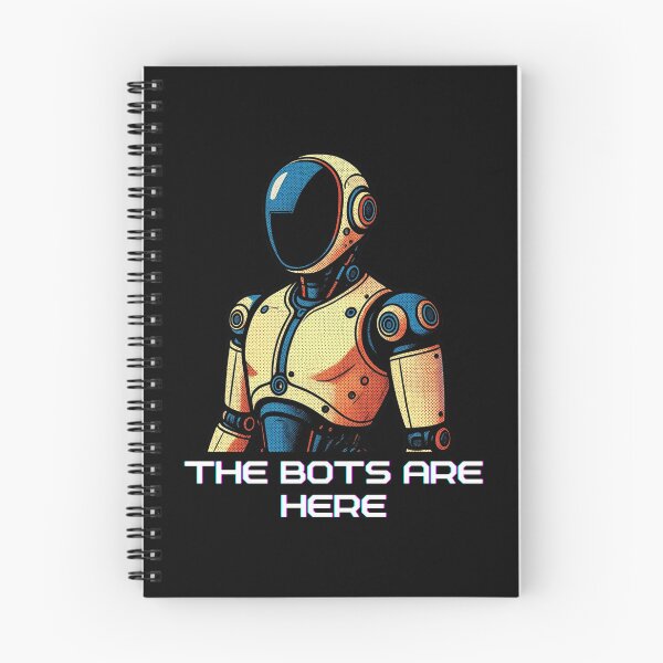 Item preview, Humanoid AI Robots Future Tech Design | The Bots Are Coming Futuristic Android Art designed and sold by TEEJAMBOREE.