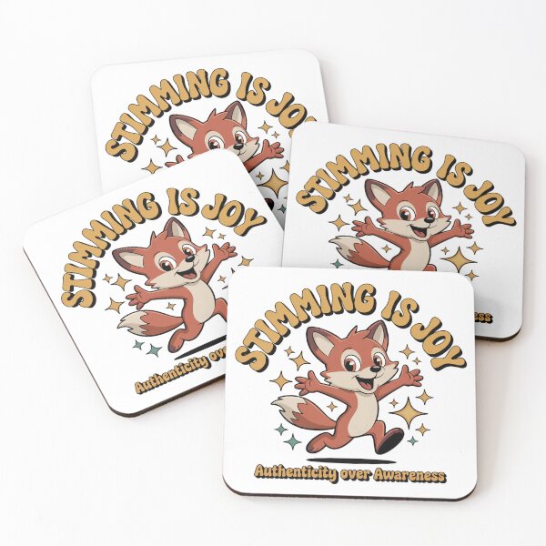 Item preview, Stimming is Joy Retro Fox Mascot – Neurodiversity Affirming Art designed and sold by paververisgroup.