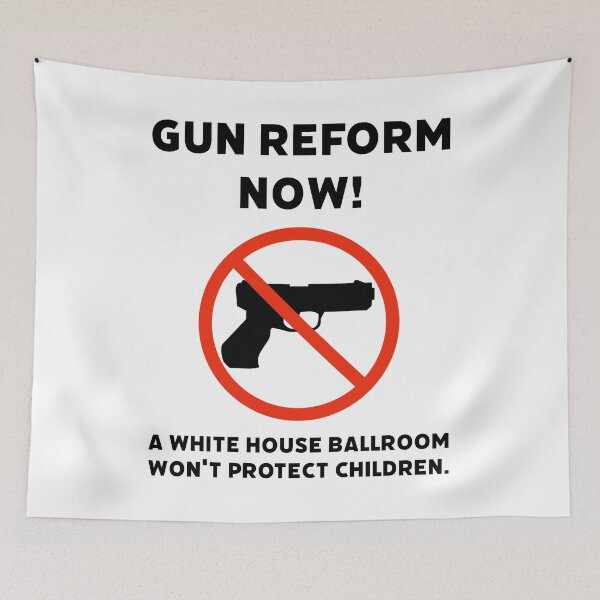 Item preview, A White House ballroom won’t protect children. designed and sold by Rachel the Artist .