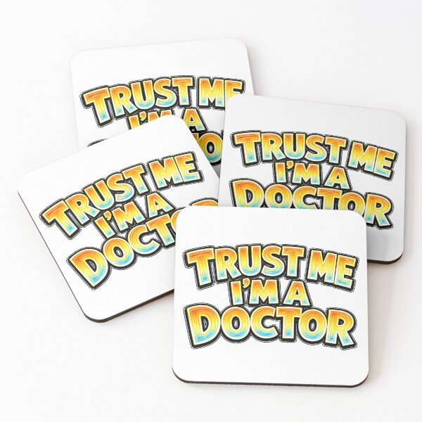 Item preview, TRUST ME I’M A DOCTOR – hand drawn childlike typography designed and sold by Mac Sketches.