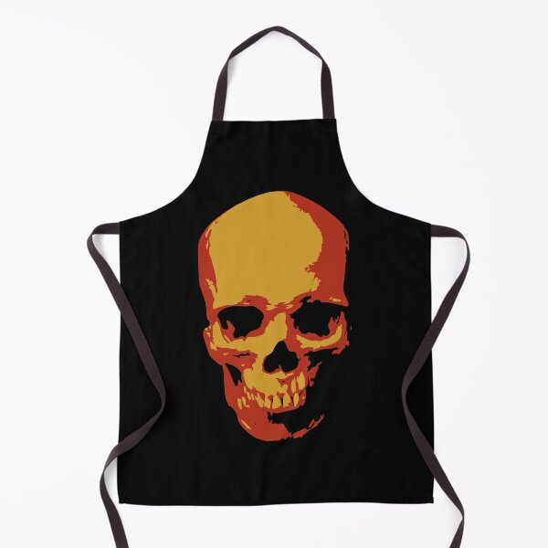 Item preview, Golden Fiery Skull Dark Gothic Pop Art designed and sold by RamyGallery.