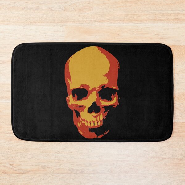 Item preview, Golden Fiery Skull Dark Gothic Pop Art designed and sold by RamyGallery.
