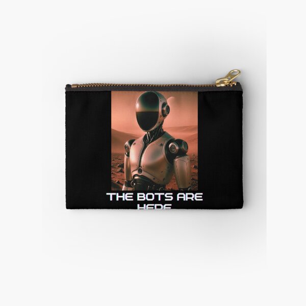 Item preview, Humanoid AI Robots Future Tech Design | The Bots Are Coming Futuristic Android Art designed and sold by TEEJAMBOREE.