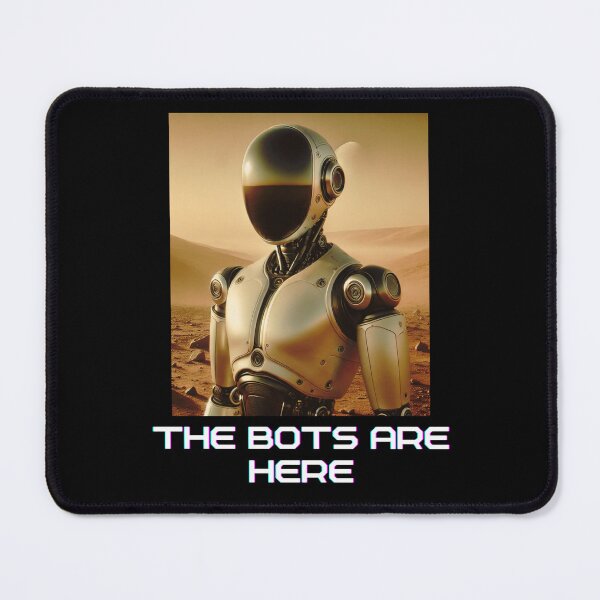 Item preview, Humanoid AI Robots Future Tech Design | The Bots Are Coming Futuristic Android Art designed and sold by TEEJAMBOREE.
