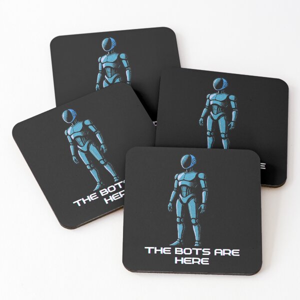 Item preview, Humanoid AI Robots Future Tech Design | The Bots Are Coming Futuristic Android Art designed and sold by TEEJAMBOREE.
