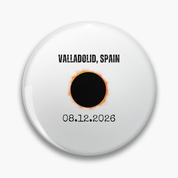 Item preview, VALLADOLID, SPAIN 08.12.2026 Total Solar Eclipse designed and sold by snowry.
