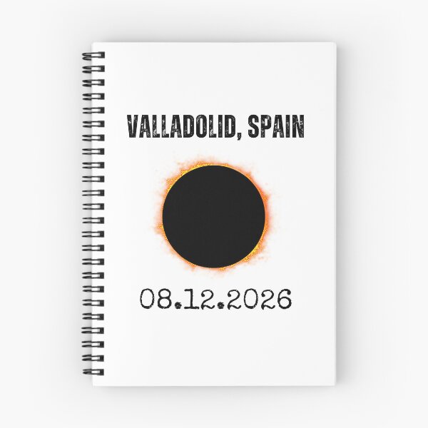 Item preview, VALLADOLID, SPAIN 08.12.2026 Total Solar Eclipse designed and sold by snowry.