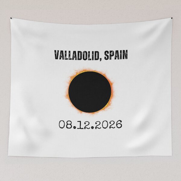 Item preview, VALLADOLID, SPAIN 08.12.2026 Total Solar Eclipse designed and sold by snowry.