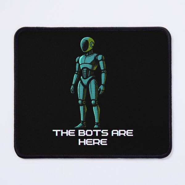 Item preview, Humanoid AI Robots Future Tech Design | The Bots Are Coming Futuristic Android Art designed and sold by TEEJAMBOREE.