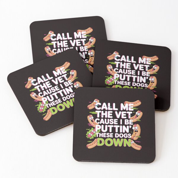 Item preview, Call Me The Vet Cause I Be Puttin These Dogs Down – Food Pun Glizzy Meme Funny Meme designed and sold by Redgiant87x.