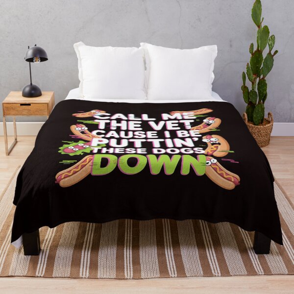 Item preview, Call Me The Vet Cause I Be Puttin These Dogs Down – Food Pun Glizzy Meme Funny Meme designed and sold by Redgiant87x.