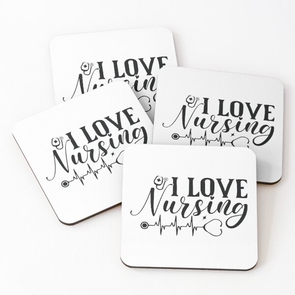Item preview, I Love Nursing - Cute Heart Medical Professional Life Spirit Gift designed and sold by FuzionRaptor.