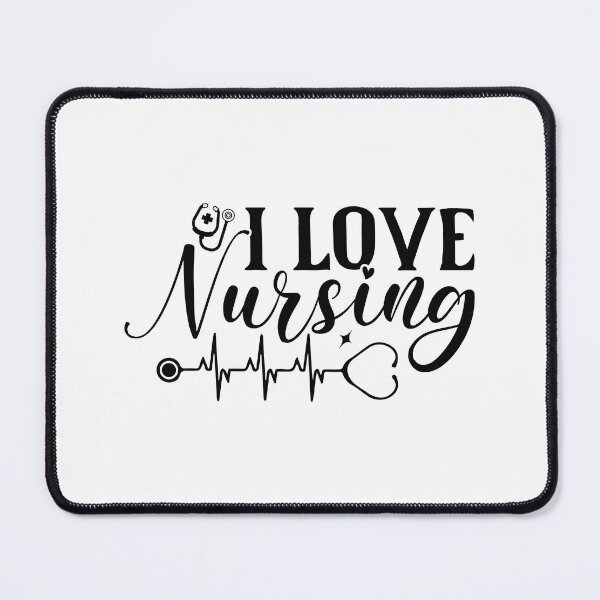 Item preview, I Love Nursing - Cute Heart Medical Professional Life Spirit Gift designed and sold by FuzionRaptor.
