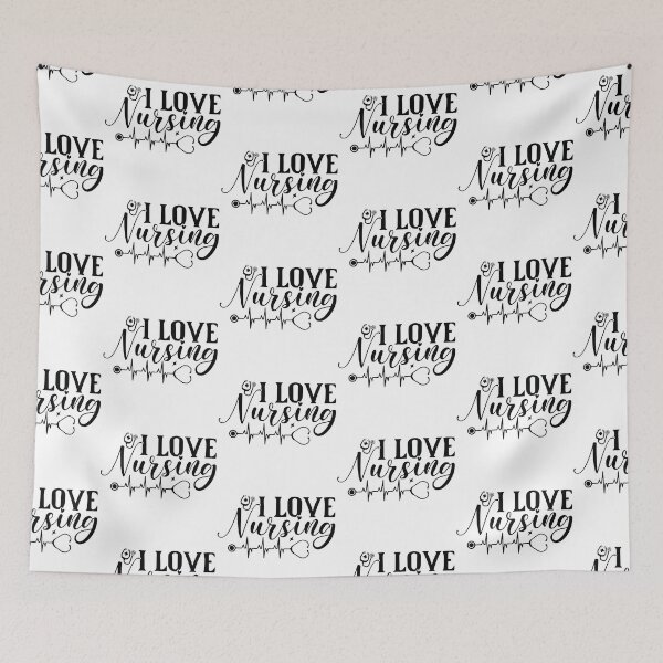 Item preview, I Love Nursing - Cute Heart Medical Professional Life Spirit Gift designed and sold by FuzionRaptor.