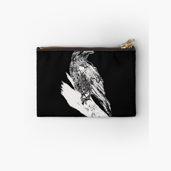 Item preview, Raven Scratchboard Art Dark Gothic Illustration designed and sold by JinxiesWorld.