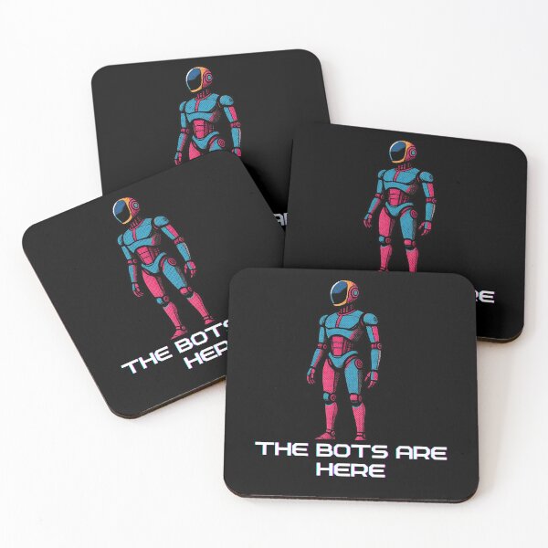 Item preview, Humanoid AI Robots Future Tech Design | The Bots Are Coming Futuristic Android Art designed and sold by TEEJAMBOREE.