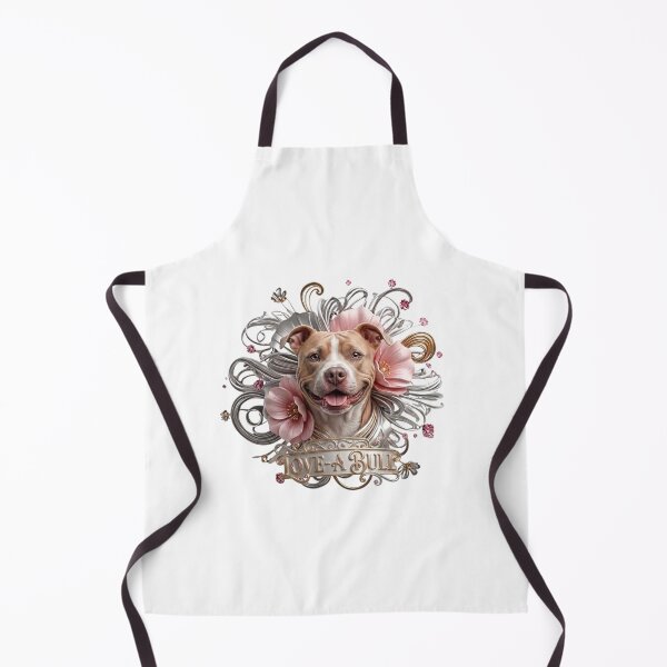 Item preview, Love -A- Bull 3D Pink Floral designed and sold by My Pitbull Place.