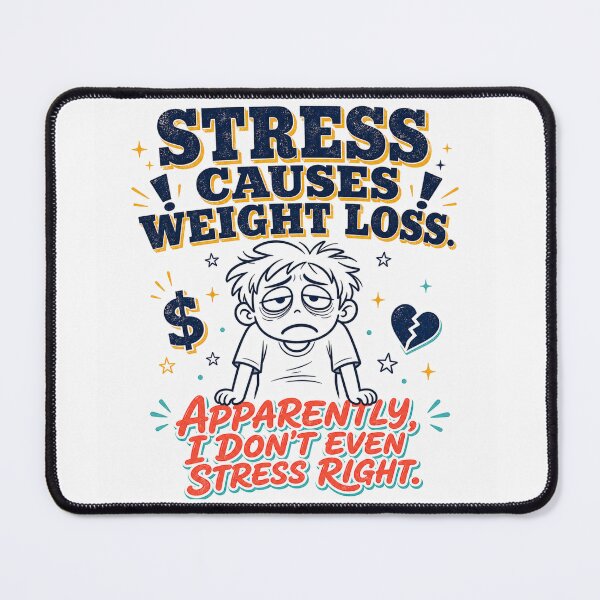 Item preview, Stress Causes Weight Loss - Funny Sarcastic Quote designed and sold by oxsa82.