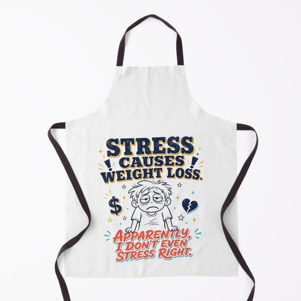 Item preview, Stress Causes Weight Loss - Funny Sarcastic Quote designed and sold by oxsa82.