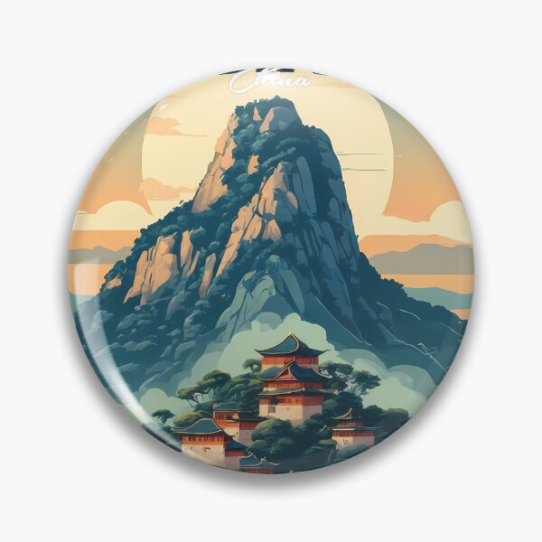 Item preview, Vintage Lushan Mountain Travel Poster Jiujiang China Retro 2D Art designed and sold by JacksoonLester.