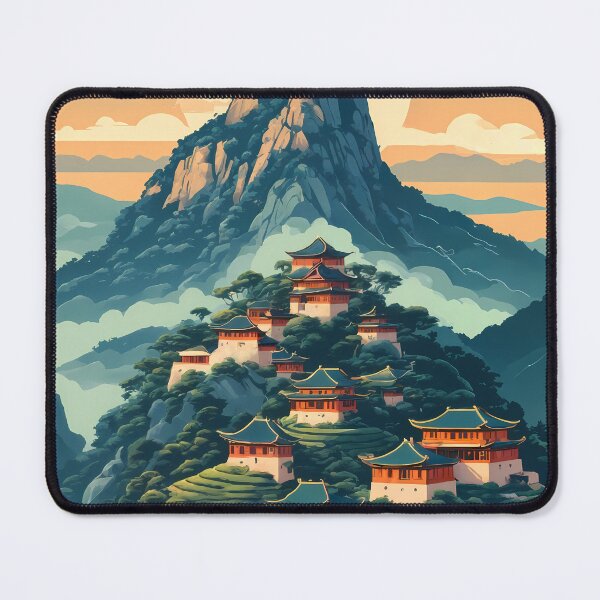 Item preview, Vintage Lushan Mountain Travel Poster Jiujiang China Retro 2D Art designed and sold by JacksoonLester.