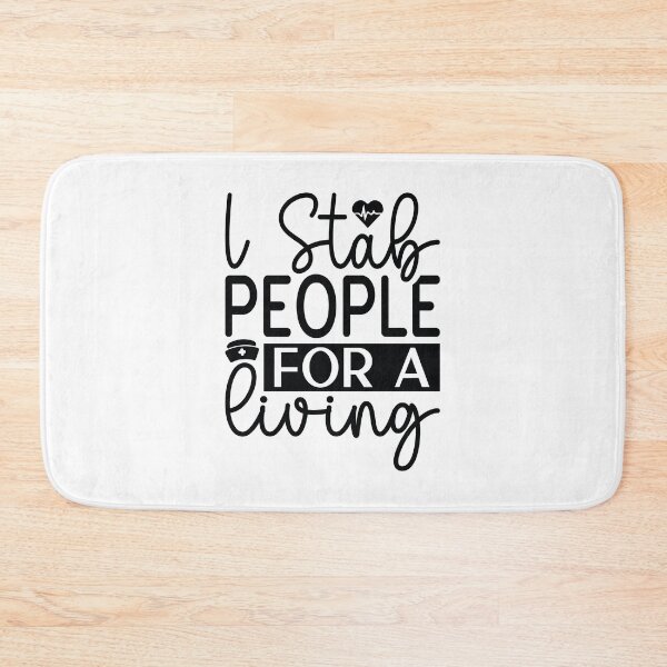 Item preview, I Stab People For A Living - Funny Phlebotomy Nursing Life Gift designed and sold by FuzionRaptor.