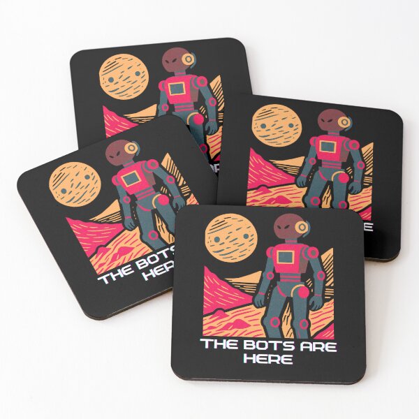 Item preview, Humanoid AI Robots Future Tech Design | The Bots Are Coming Futuristic Android Art designed and sold by TEEJAMBOREE.