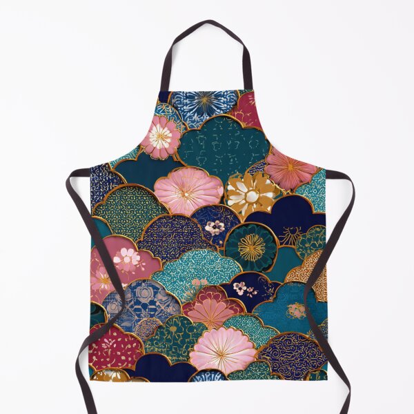 Item preview, Traditional Japanese Pattern Gold Accents designed and sold by NicolasGlowArt.