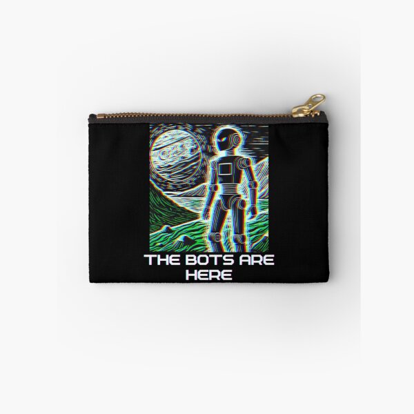 Item preview, Humanoid AI Robots Future Tech Design | The Bots Are Coming Futuristic Android Art designed and sold by TEEJAMBOREE.