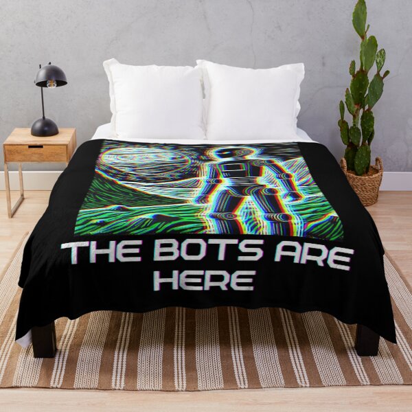 Item preview, Humanoid AI Robots Future Tech Design | The Bots Are Coming Futuristic Android Art designed and sold by TEEJAMBOREE.
