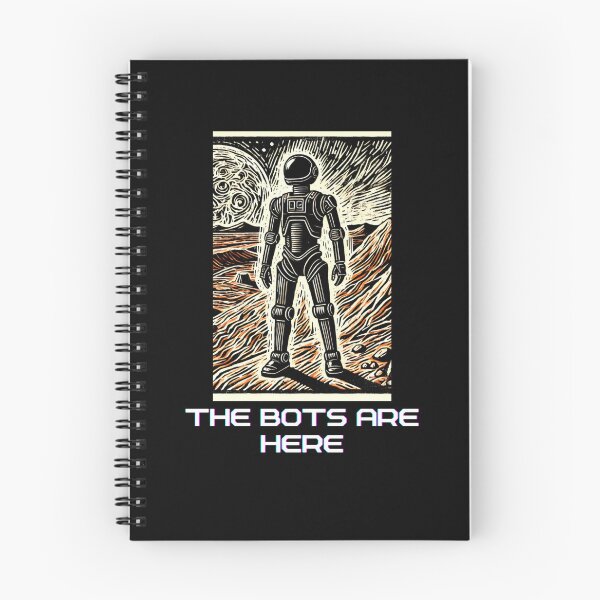 Item preview, Humanoid AI Robots Future Tech Design | The Bots Are Coming Futuristic Android Art designed and sold by TEEJAMBOREE.