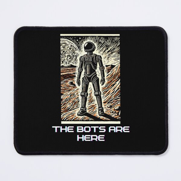 Item preview, Humanoid AI Robots Future Tech Design | The Bots Are Coming Futuristic Android Art designed and sold by TEEJAMBOREE.