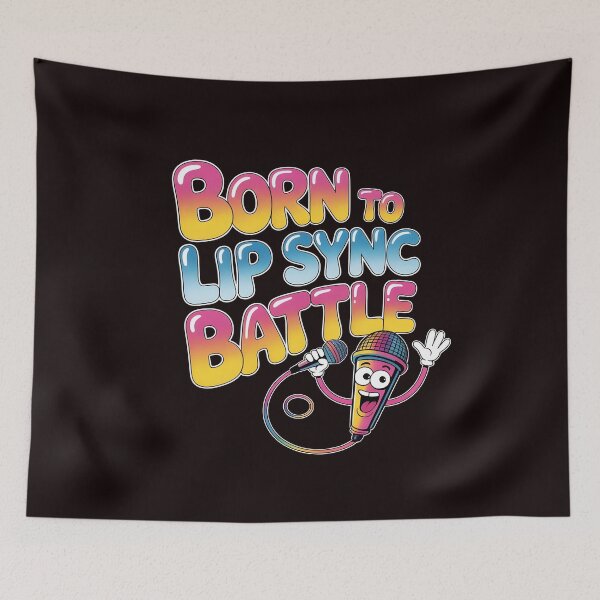Item preview, Born to Lip Sync Battle – Lip Sync Fanatic Funny Lip Sync Humor designed and sold by Redgiant87x.