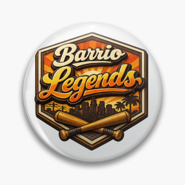 Item preview, Barrio Legends Retro Baseball Crest designed and sold by Dresut.