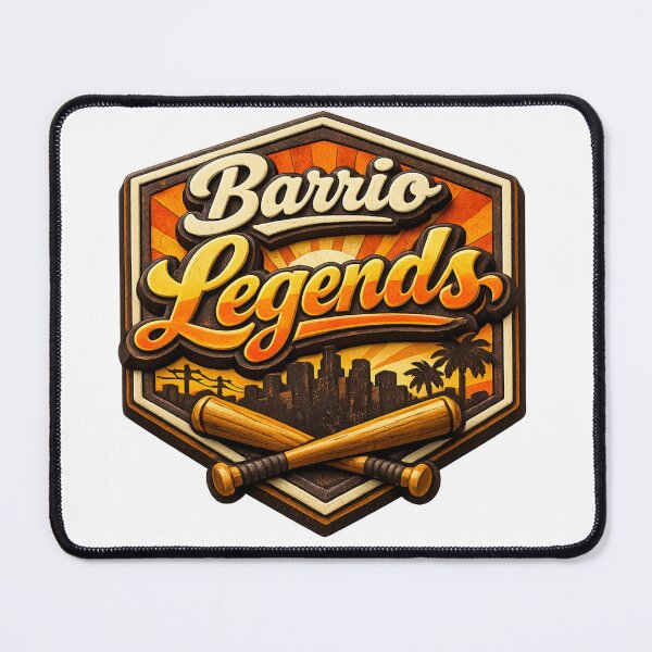 Item preview, Barrio Legends Retro Baseball Crest designed and sold by Dresut.