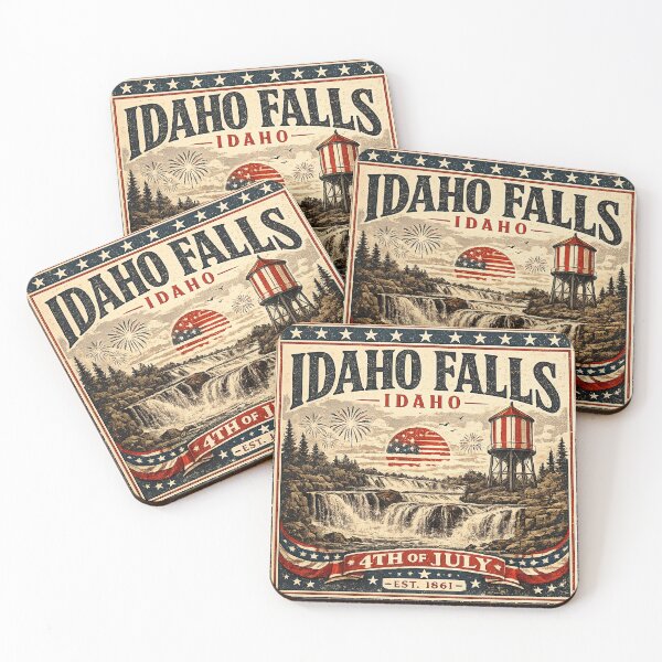 Item preview, Idaho Falls 4th of July Shirt designed and sold by Redrockthreads.