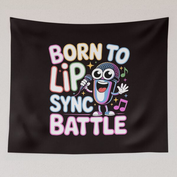 Item preview, Born to Lip Sync Battle – Karaoke Lover Lip Sync Music Lover Gift designed and sold by Redgiant87x.
