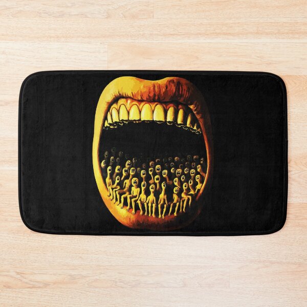 Item preview, Surreal Open Mouth with Screaming Tiny Figures Horror Art designed and sold by RamyGallery.