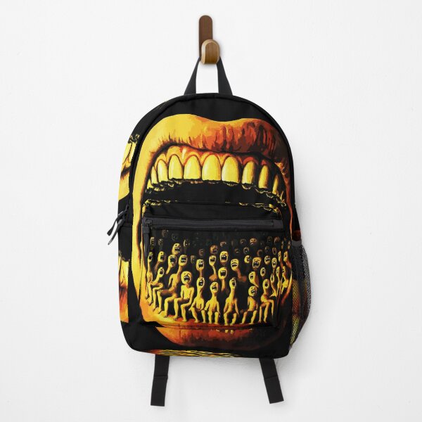 Item preview, Surreal Open Mouth with Screaming Tiny Figures Horror Art designed and sold by RamyGallery.