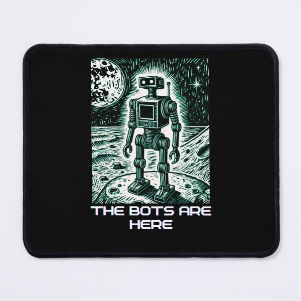 Item preview, Humanoid AI Robots Future Tech Design | The Bots Are Coming Futuristic Android Art designed and sold by TEEJAMBOREE.