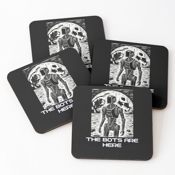 Item preview, Humanoid AI Robots Future Tech Design | The Bots Are Coming Futuristic Android Art designed and sold by TEEJAMBOREE.