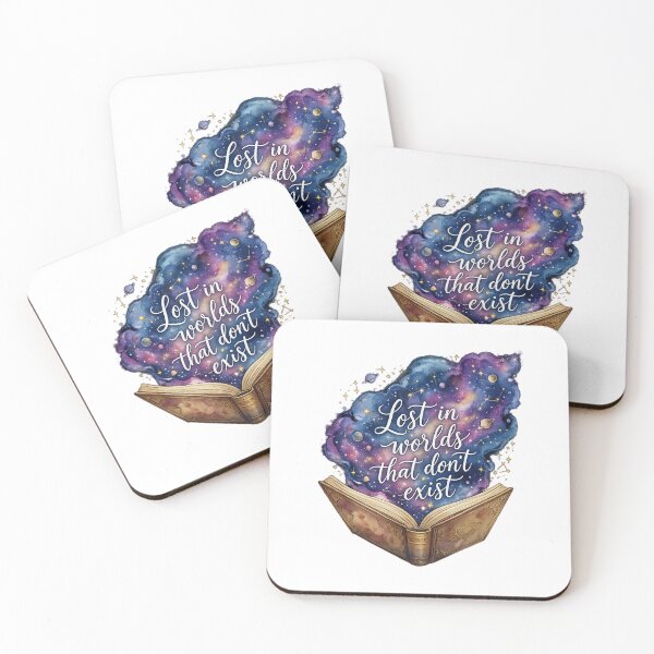 Item preview, Galaxy Book Portal - Lost In Worlds Ethereal Watercolor Art designed and sold by Andreza NativeHue Oficial.