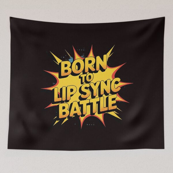 Item preview, Born to Lip Sync Battle Apparel – Funny Lip Sync for Lip Sync Fanatic designed and sold by Redgiant87x.