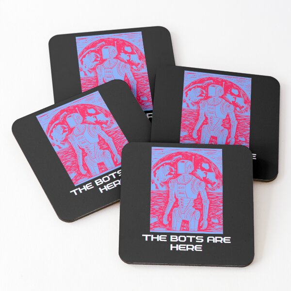 Item preview, Humanoid AI Robots Future Tech Design | The Bots Are Coming Futuristic Android Art designed and sold by TEEJAMBOREE.