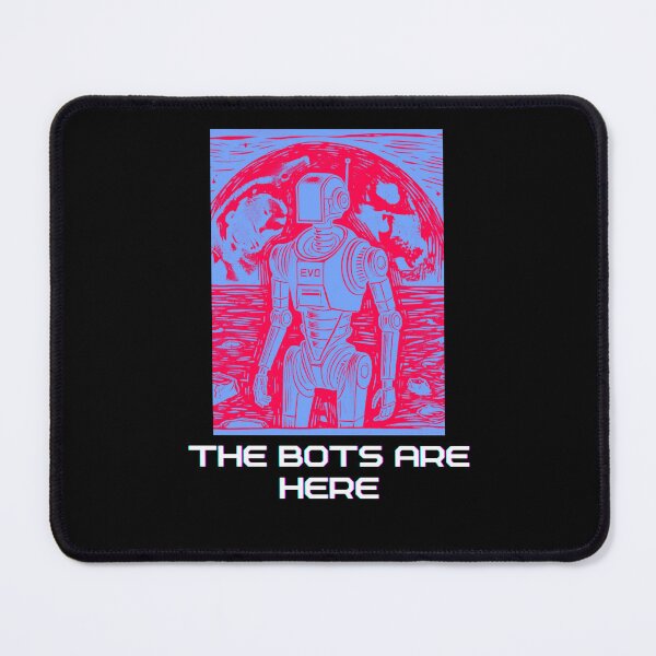 Item preview, Humanoid AI Robots Future Tech Design | The Bots Are Coming Futuristic Android Art designed and sold by TEEJAMBOREE.